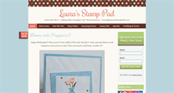 Desktop Screenshot of laurasstamppad.com